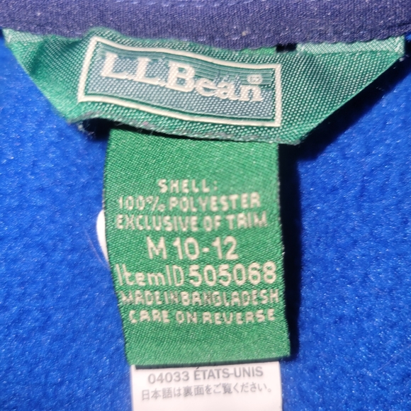 LL Bean fleece Jacket - Picture 3 of 3